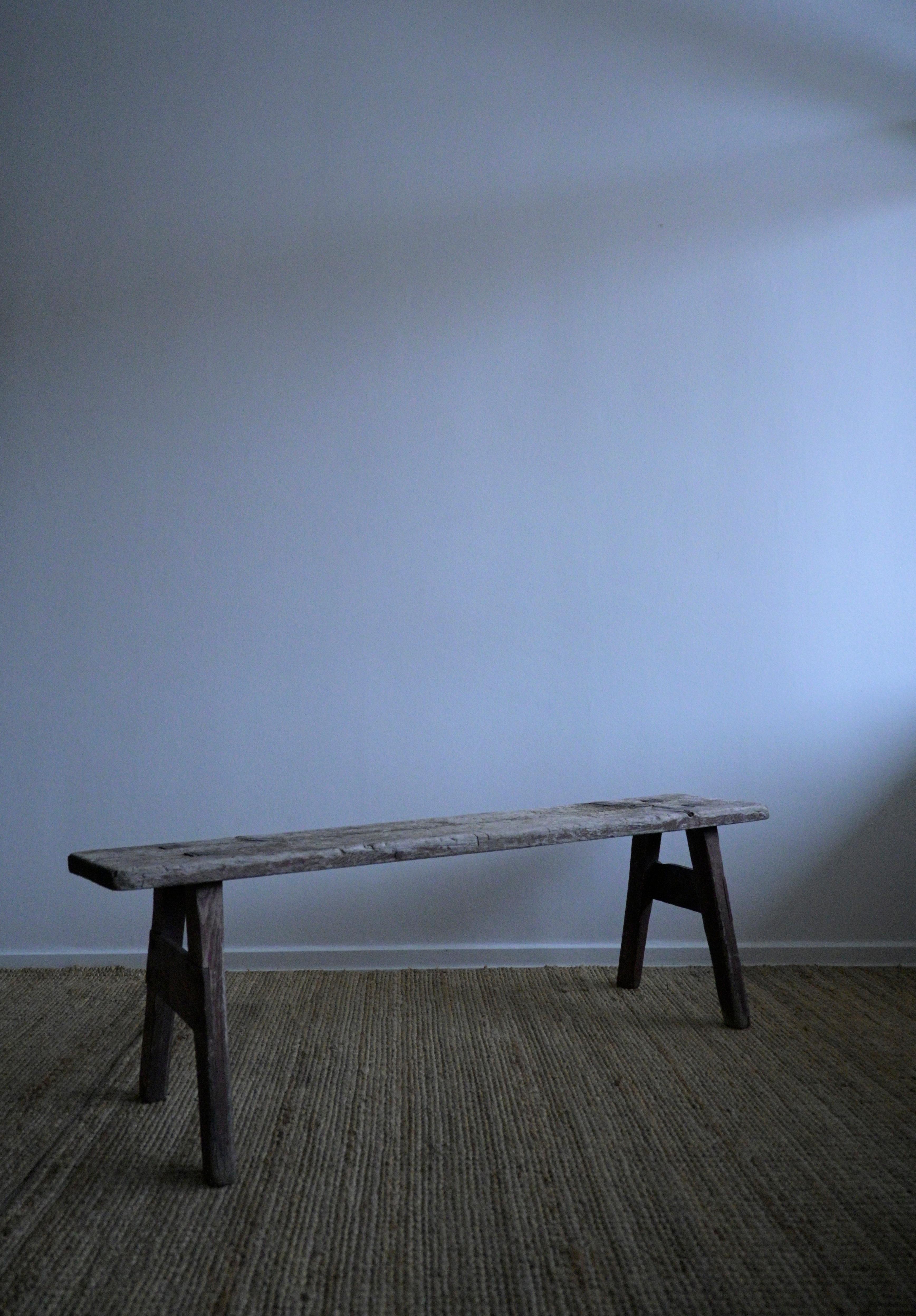 Late 19th Century Swedish long Bench 1870c  For Sale