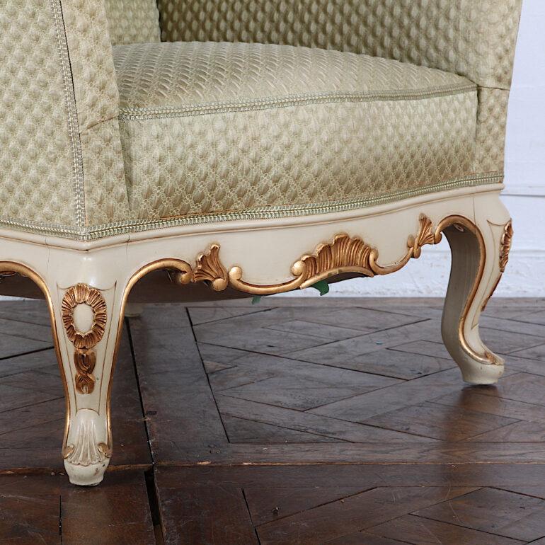 Swedish Louis XV Style Armchair In Good Condition In Vancouver, British Columbia