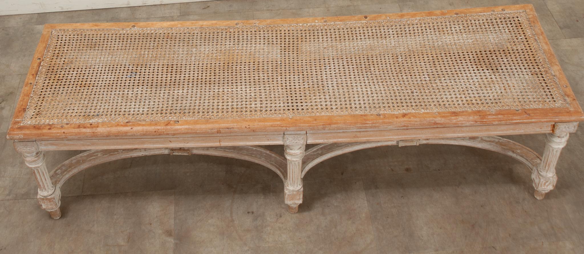 19th Century Swedish Louis XVI Style Long Bench For Sale