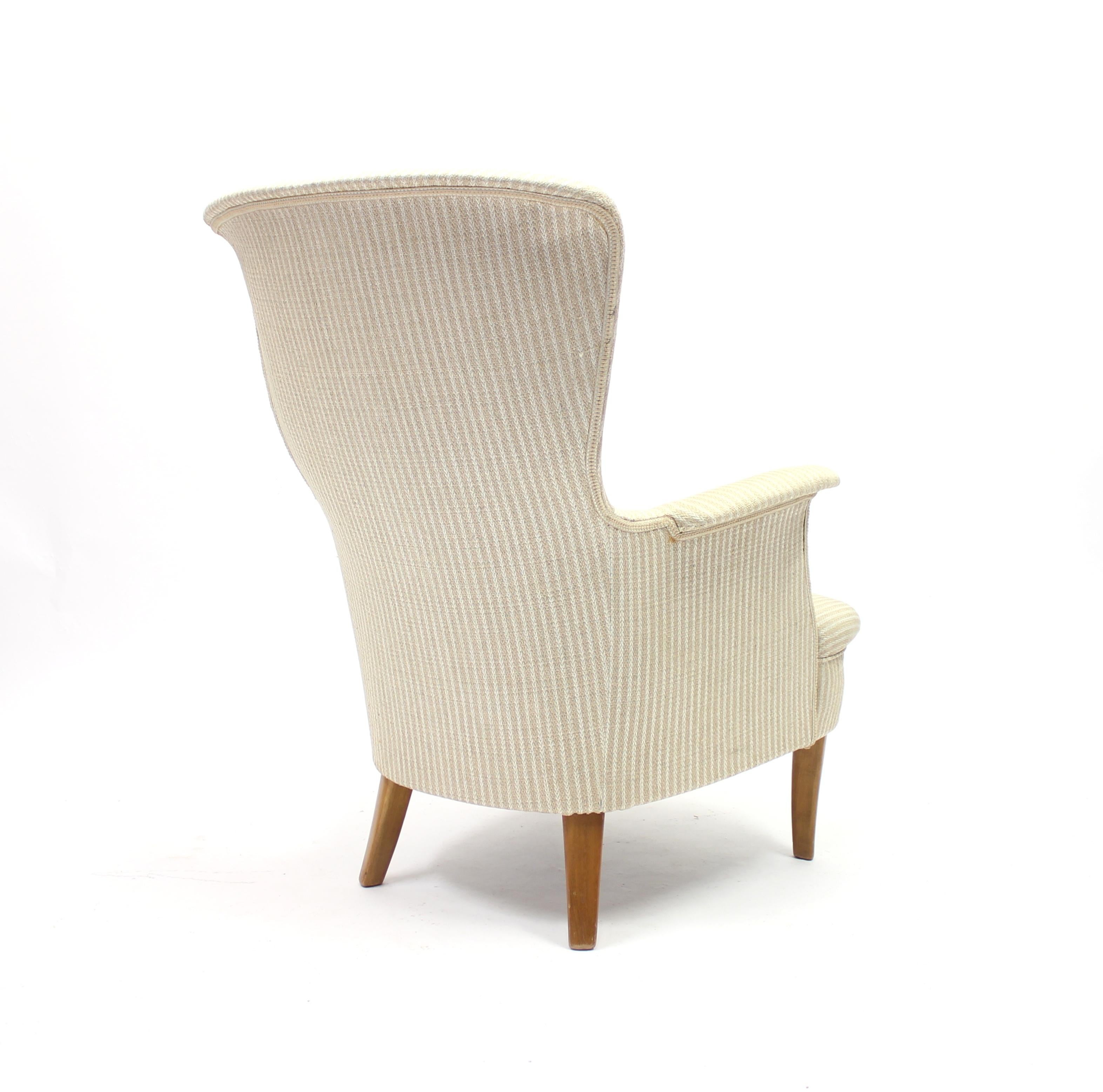 Swedish Lounge Chair by Carl Malmsten, 1950s 5