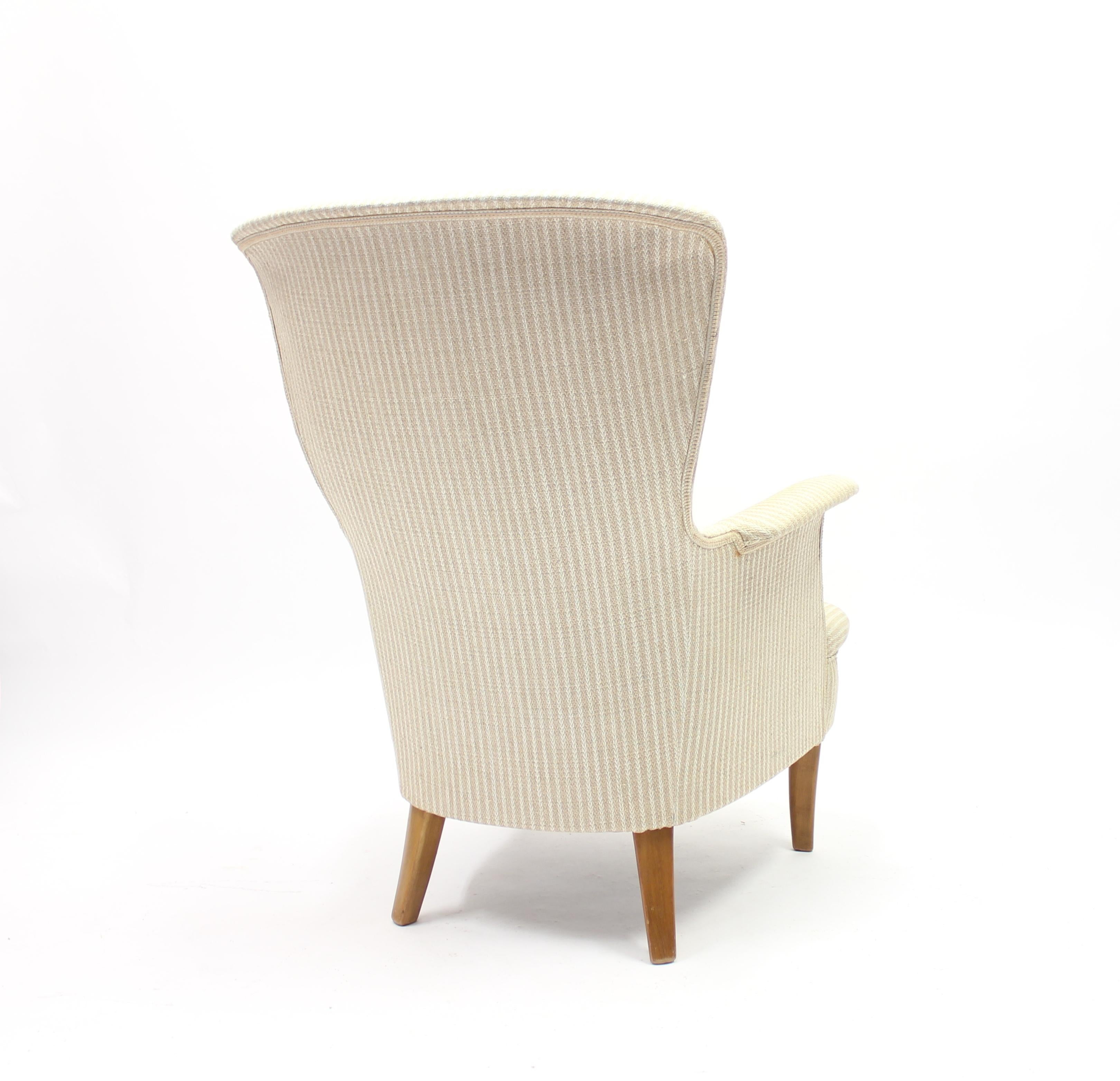 Swedish Lounge Chair by Carl Malmsten, 1950s 7