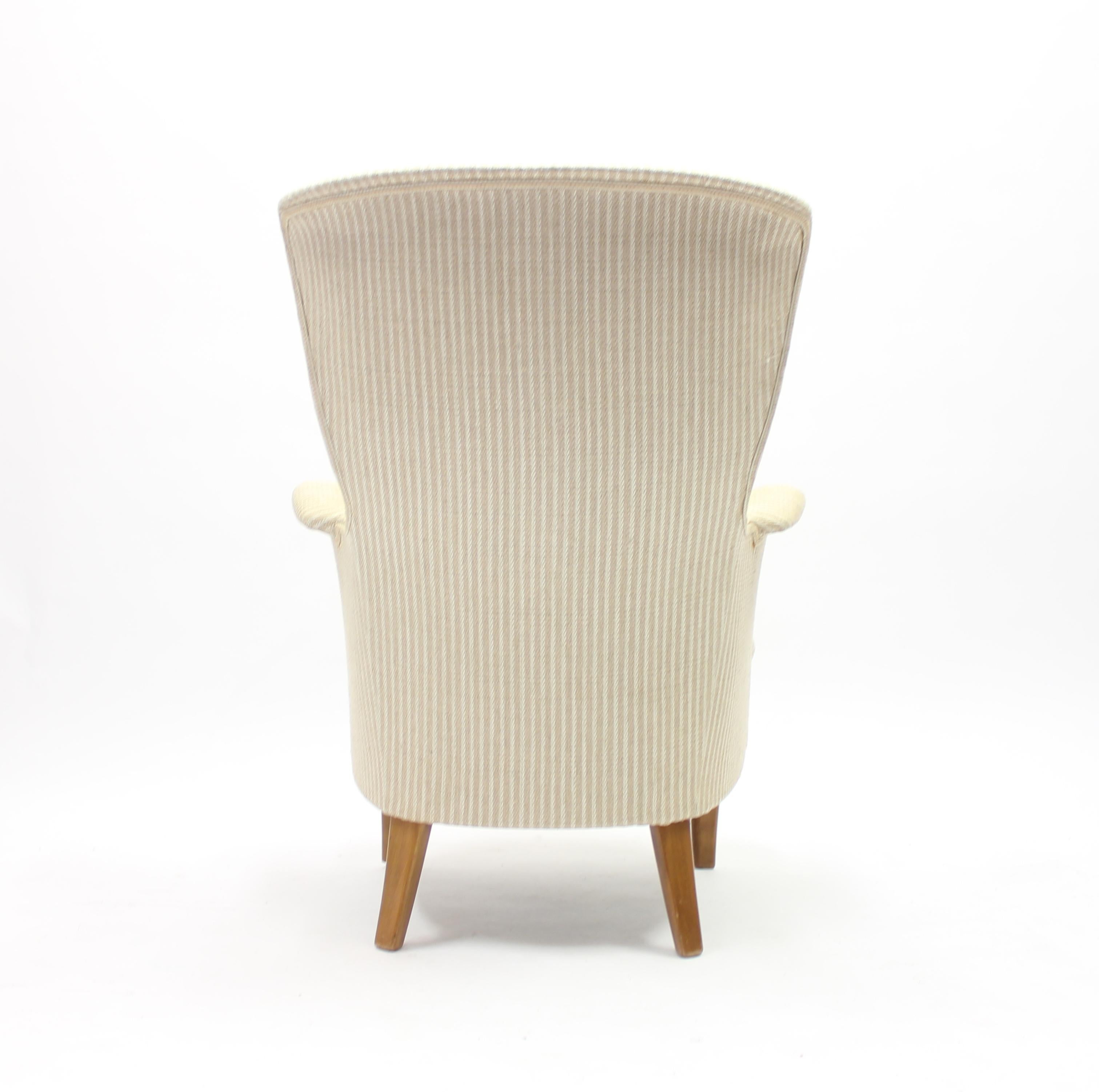 Swedish Lounge Chair by Carl Malmsten, 1950s 8