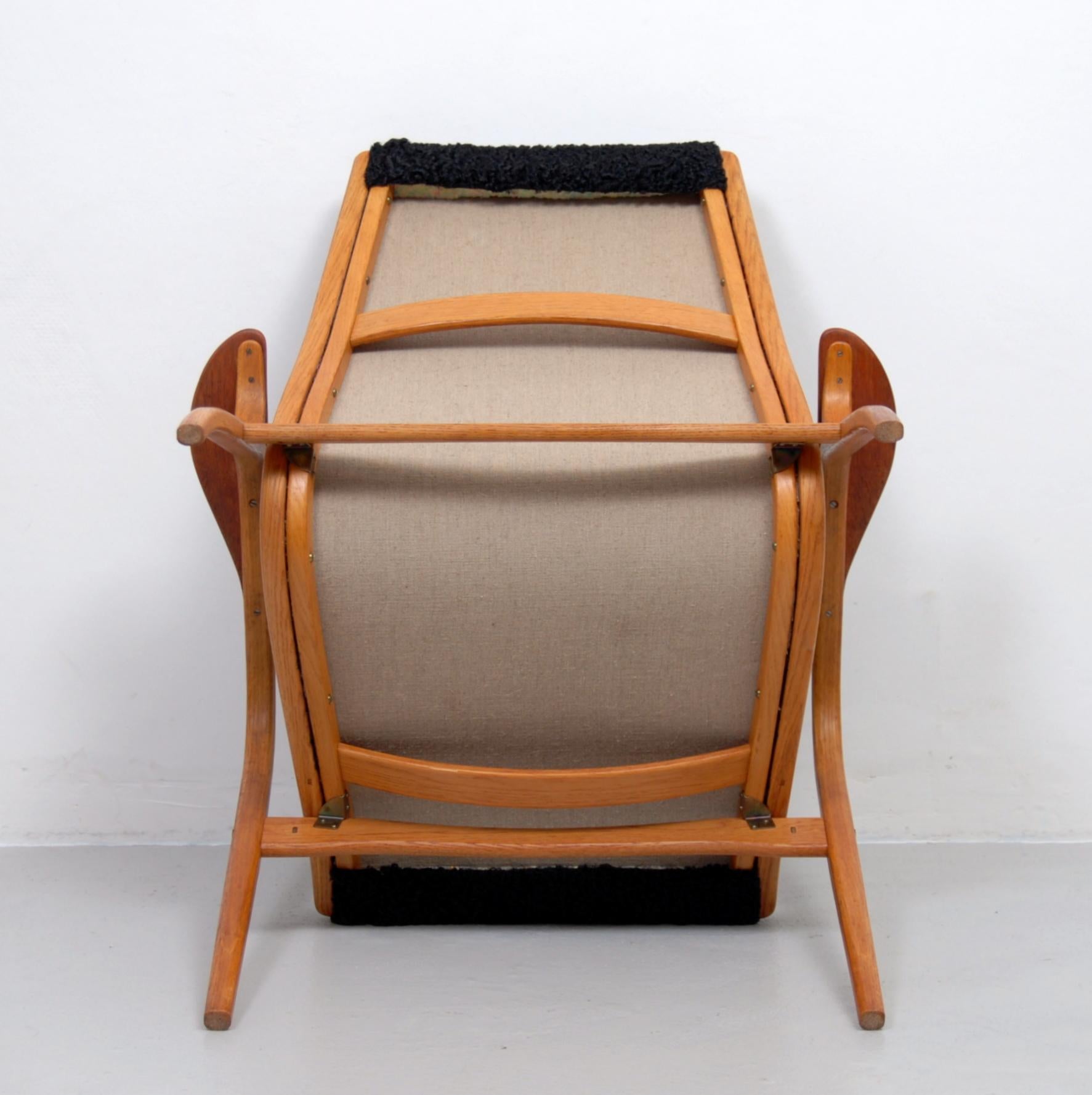 Mid-20th Century Swedish Lounge Chair Laminett by Yngve Ekström for Swedese, 1950s