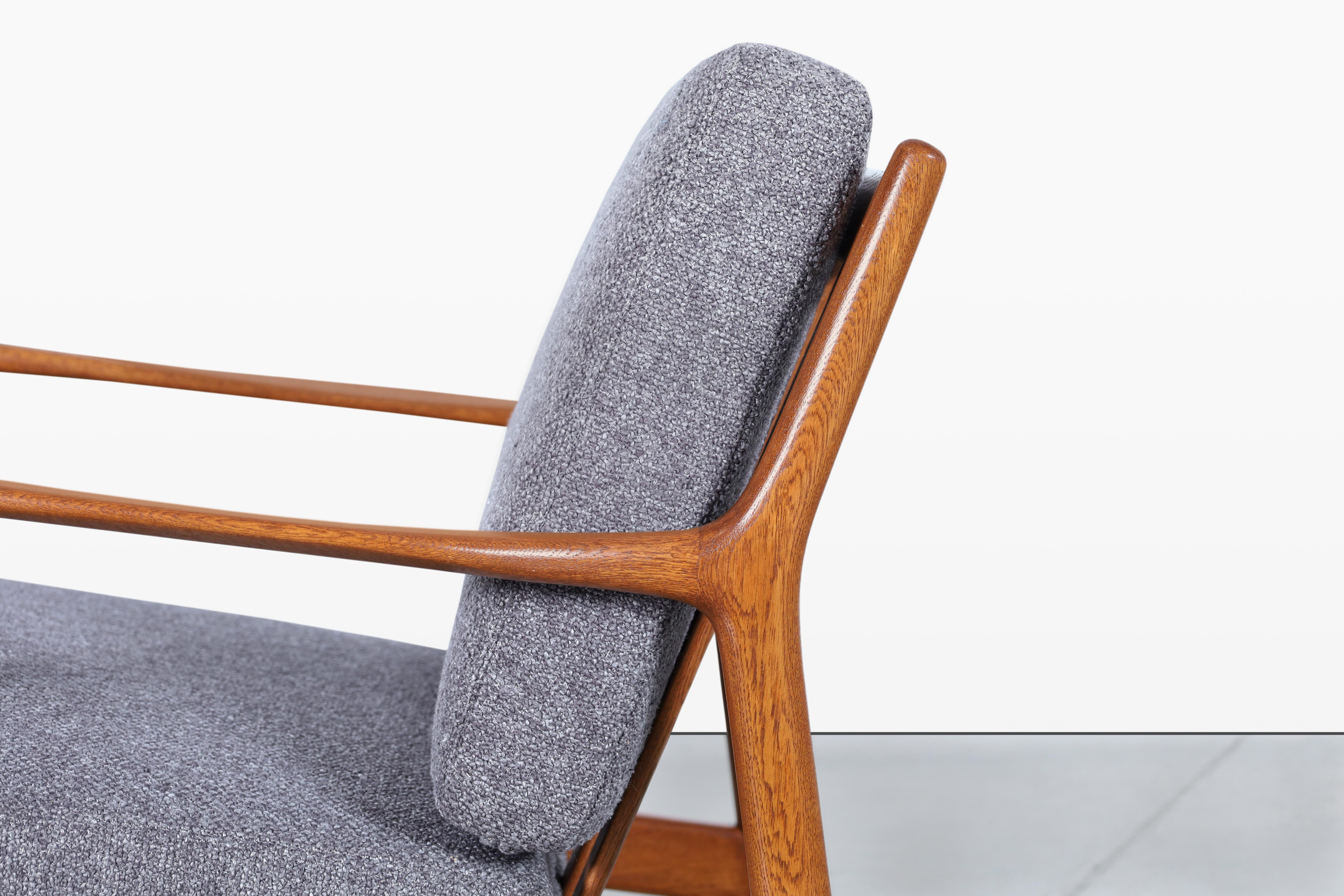 Chêne Chaise longue suédoise USA-143 par Folke Ohlsson pour DUX en vente