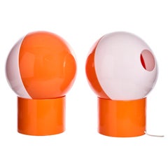 Lampade da tavolo svedesi Luno 1241 di Uno & Östen Kristiansson per Luxus, anni '70