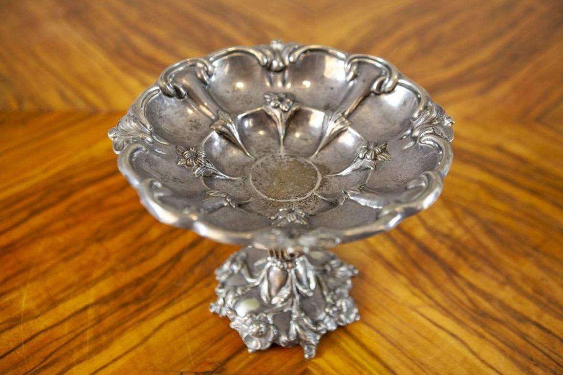 Swedish-Made Silver Epergne Circa 1852 In Good Condition For Sale In Opole, PL