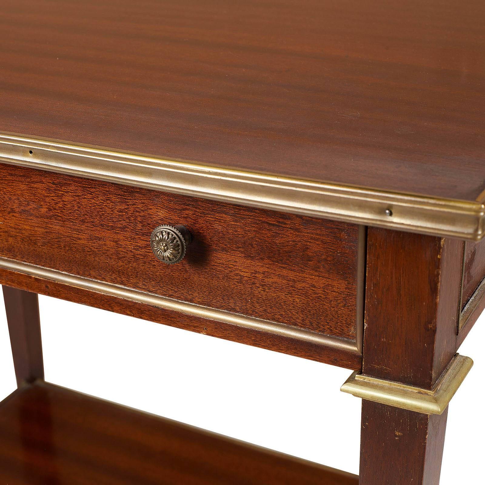 Swedish Mahogany and Bronze Table, circa 1900 In Good Condition In San Francisco, CA