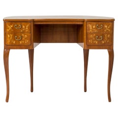 Swedish Mahogany and Inlay Dressing Table by Carl Malmsten, 1940s