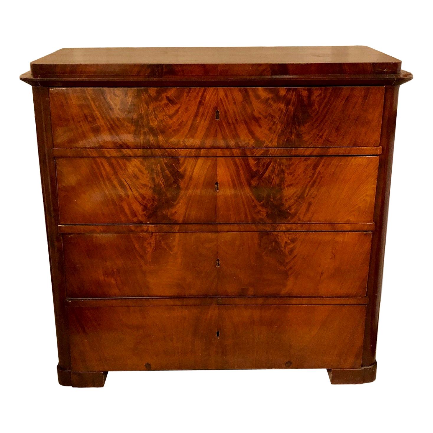 Swedish Mahogany Chest at 1stDibs