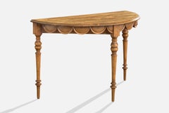 Fabricant suédois, table console, Wood, Suède, 19e siècle
