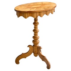 Swedish Maker, Side Table, Birch, Oak, Sweden, 19th Century