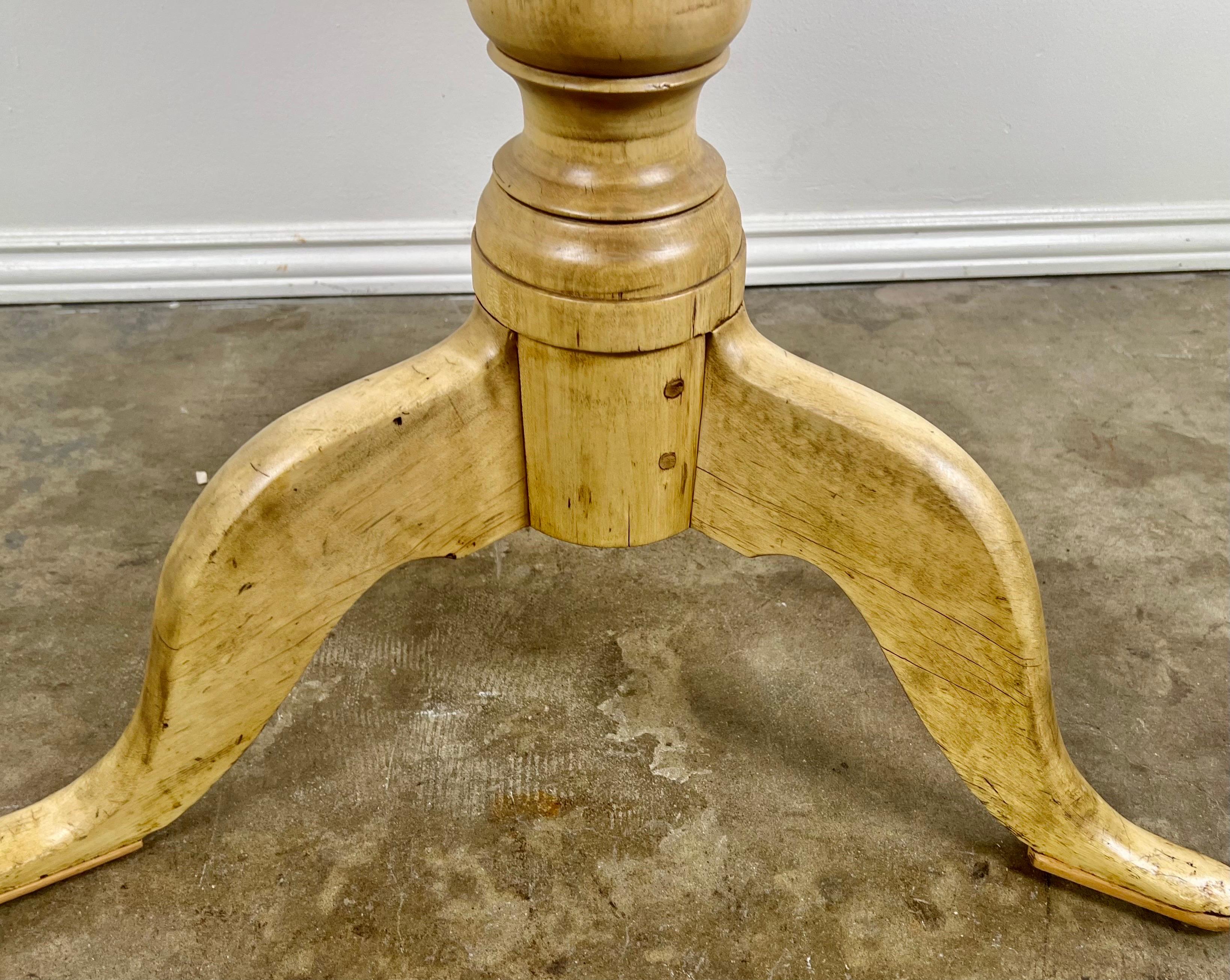 Swedish Maple Tripod Center/Side Table For Sale 3