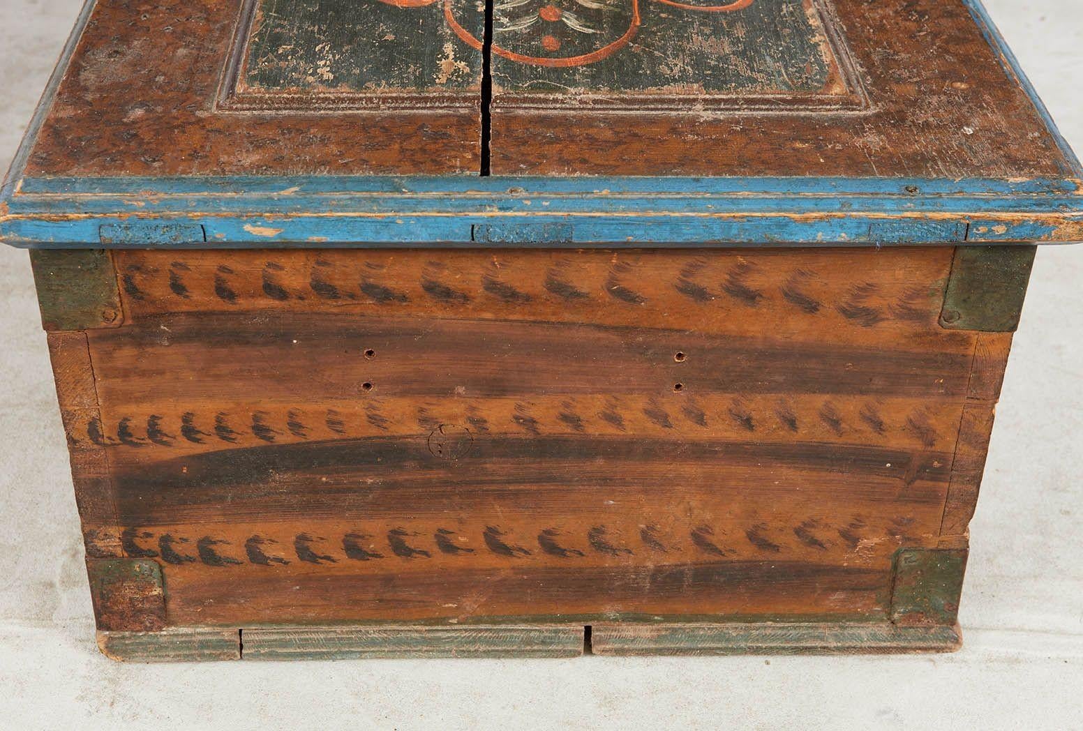 Caja de matrimonio sueca Arte popular en venta