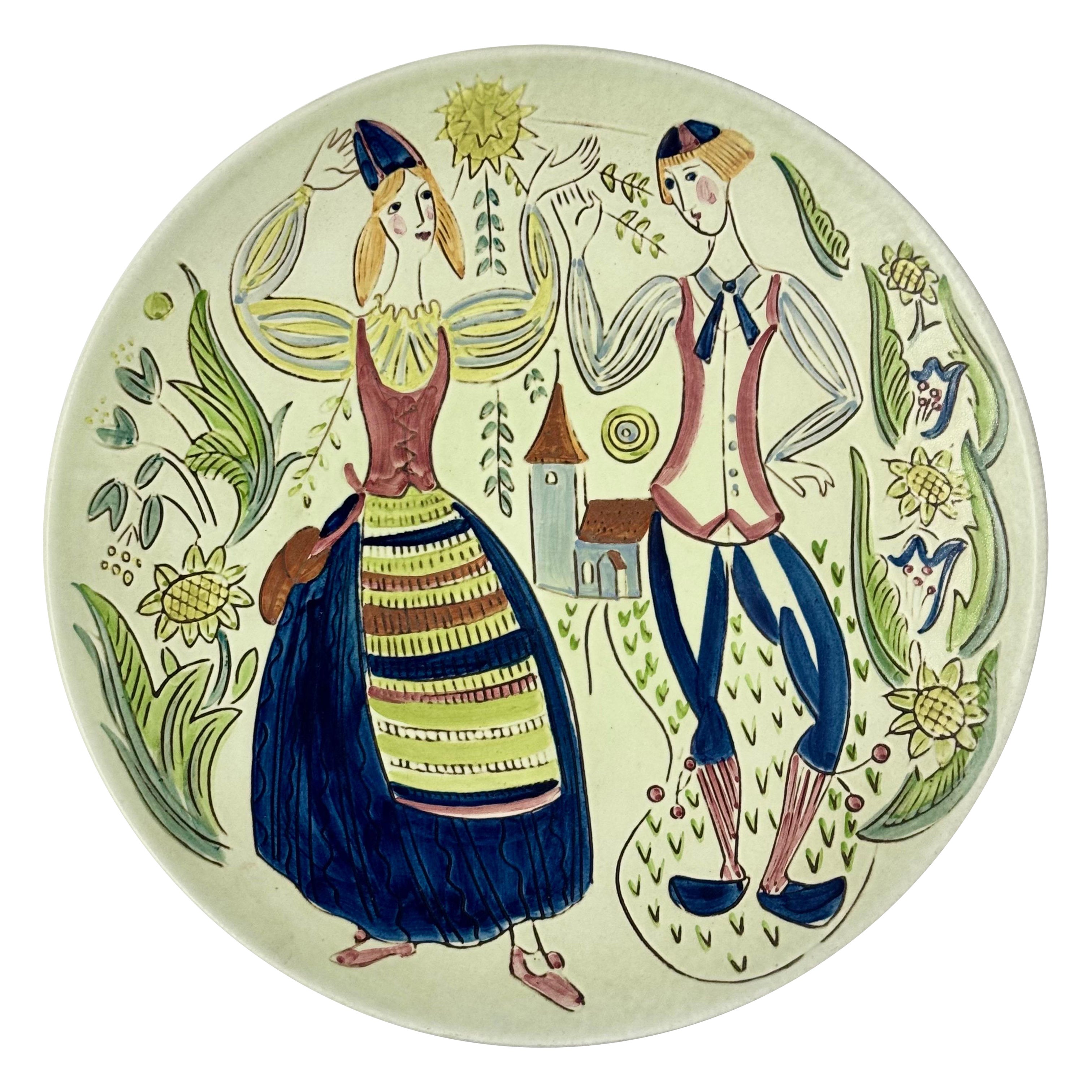 Swedish MCM Wall Charger by Carl Harry Stalhane for Rorstrand
