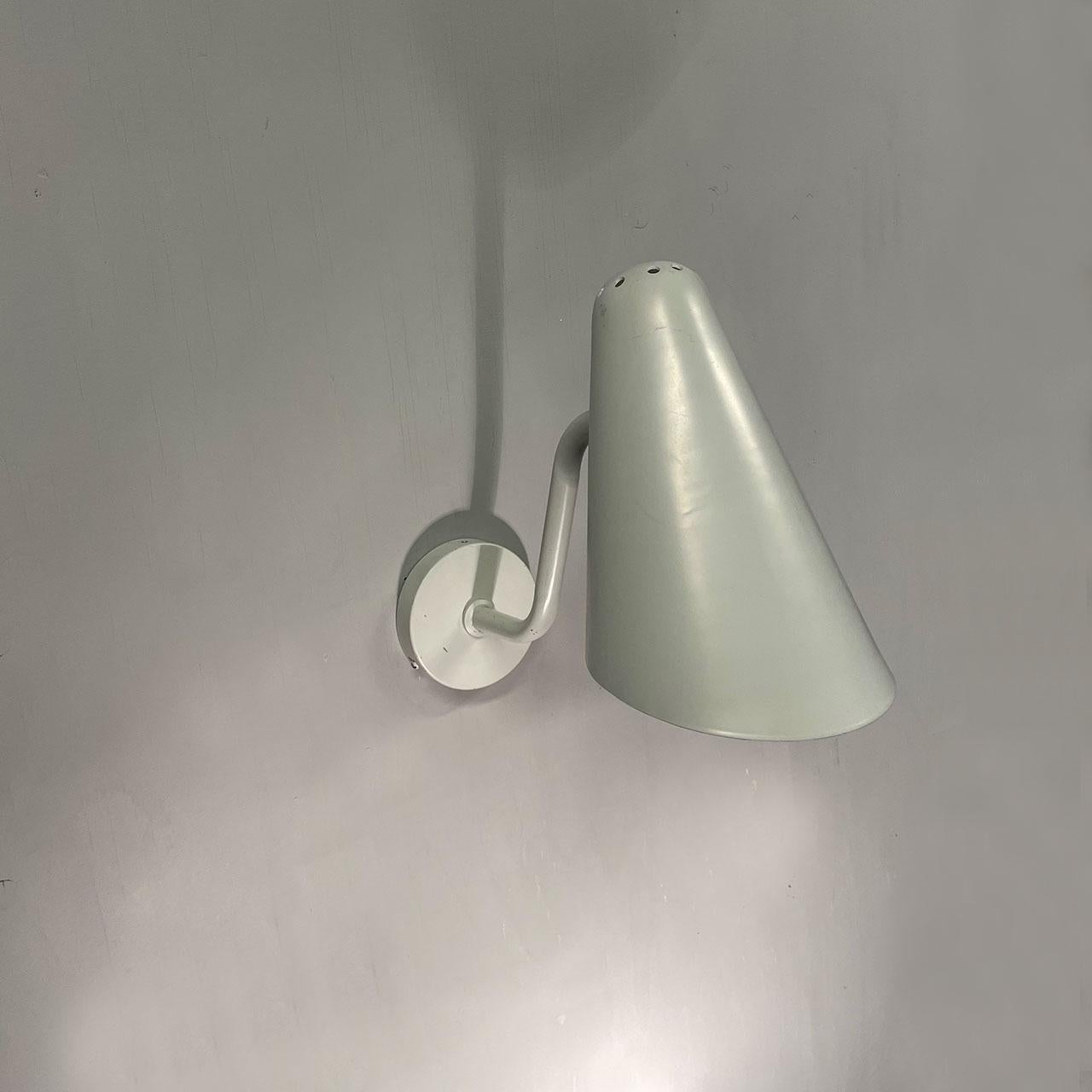 Swedish Metal Wall Lamp by Boréns, 1950s  For Sale 4