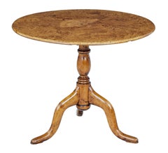 Swedish mid 18th Century Alder Root Tripod Table