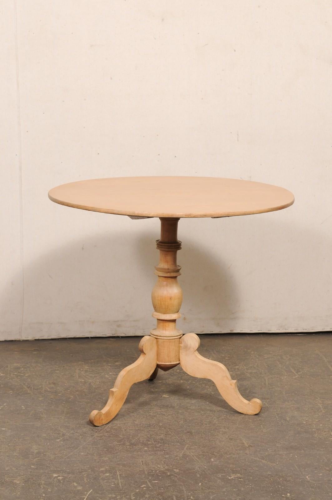 Swedish Mid 19th C. Round Tilt-Top Occasional Table, Approx. 2.75 Ft Diameter For Sale 8