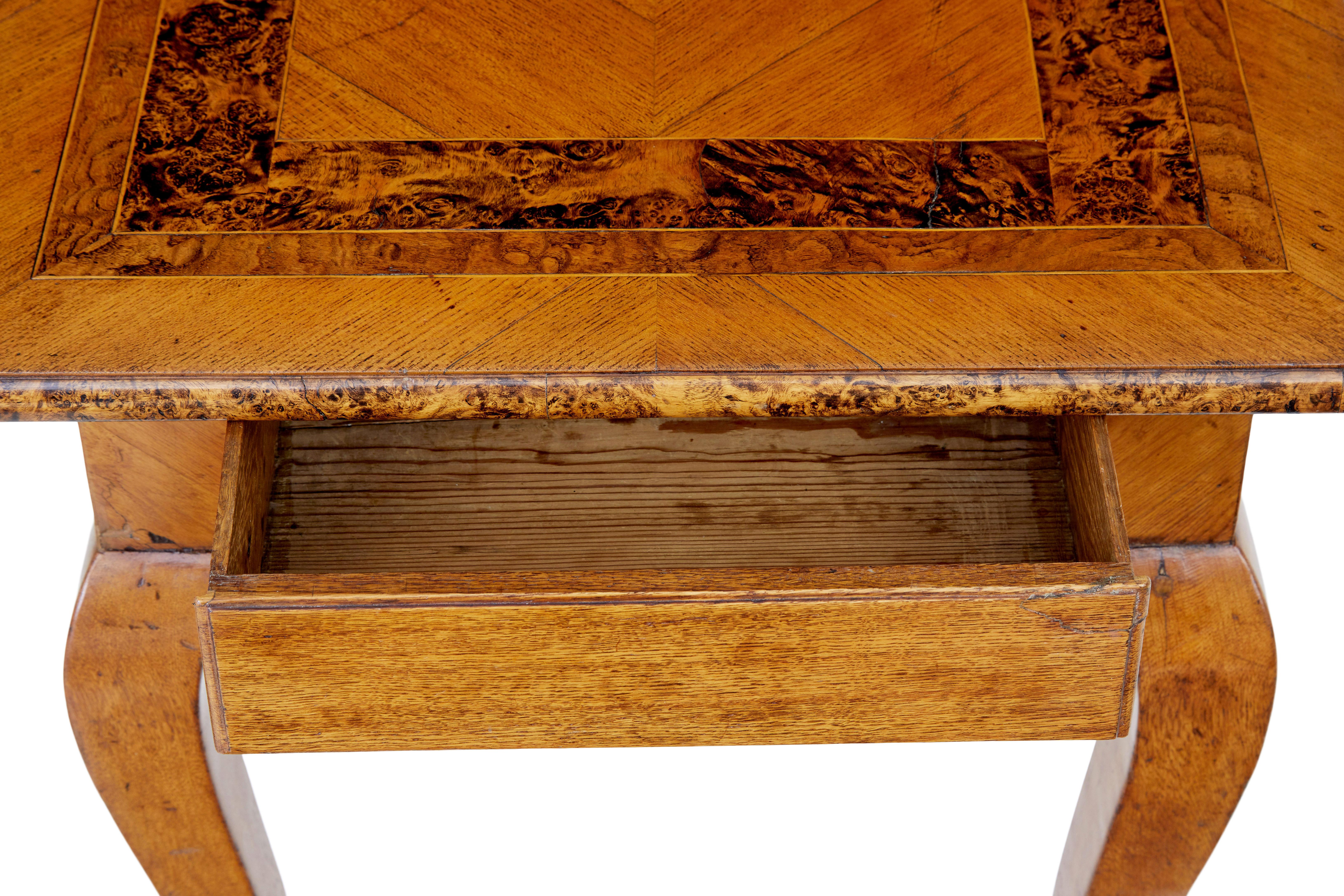 Swedish mid 19th century alder root occasional table For Sale 3