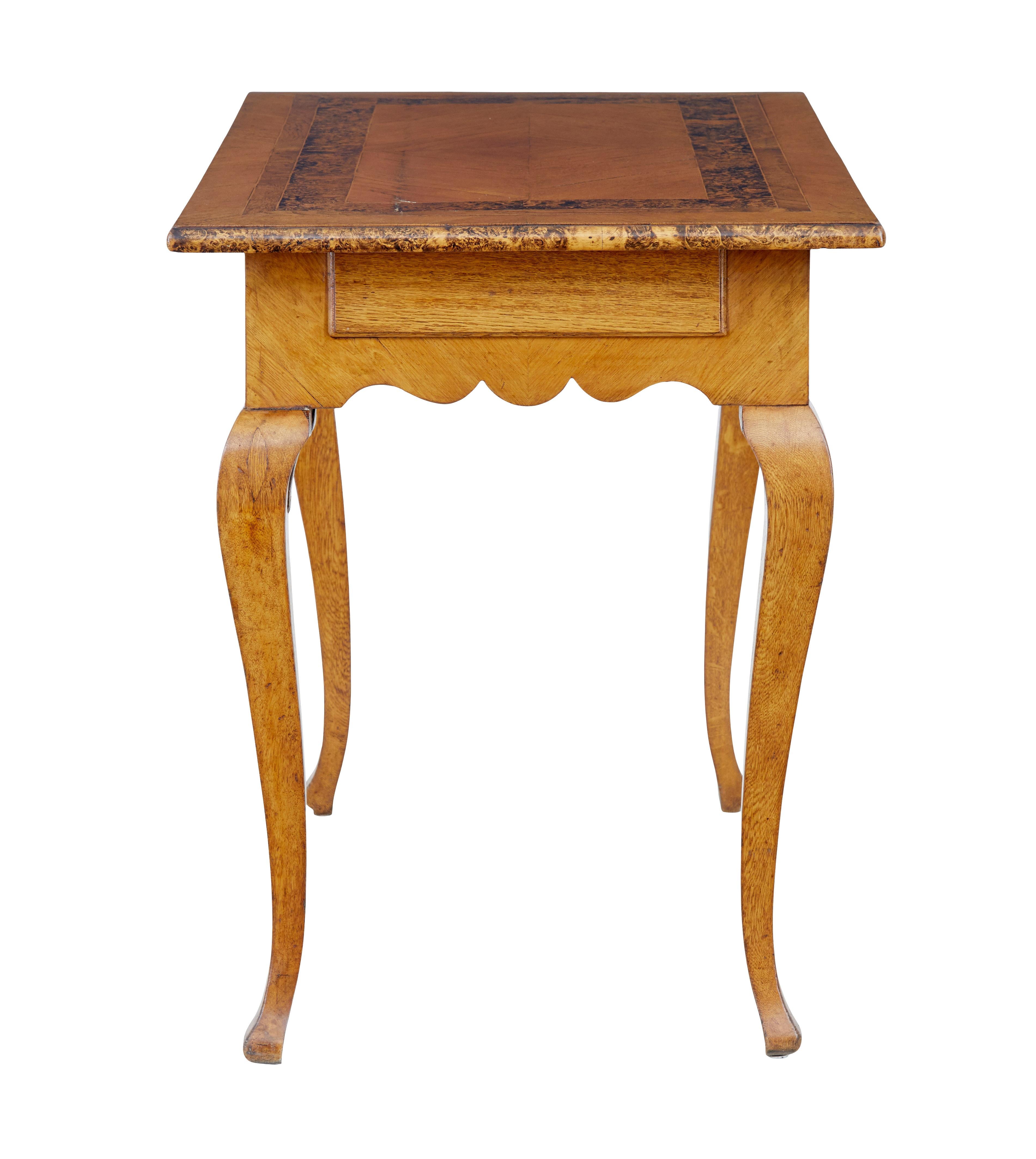Swedish Mid-19th Century Alder Root Occasional Table In Good Condition For Sale In Debenham, Suffolk