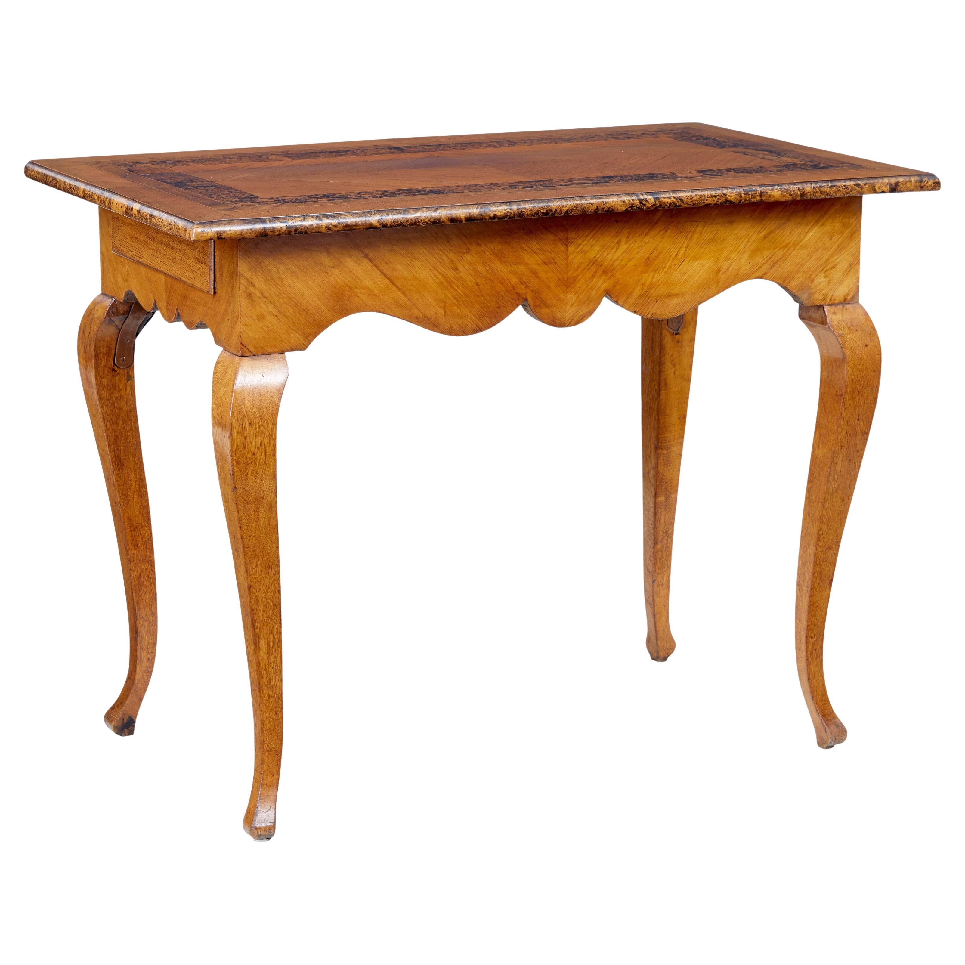 Swedish Mid-19th Century Alder Root Occasional Table For Sale