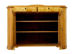 Swedish mid 19th century birch buffet sideboard