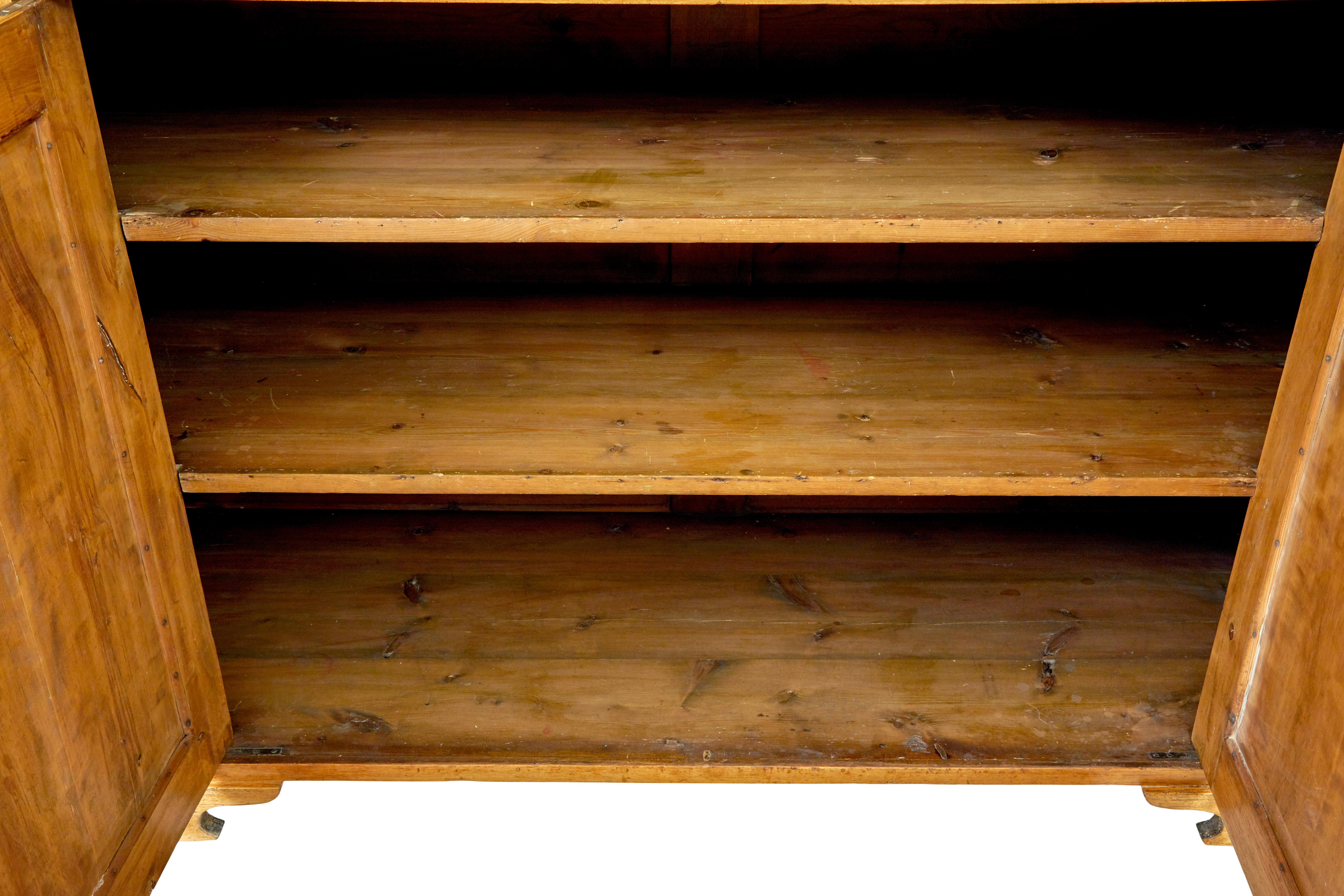 Swedish mid 19th century birch buffet sideboard For Sale 1