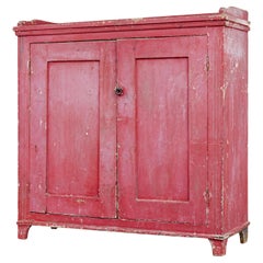 Swedish mid 19th century hand painted cupboard