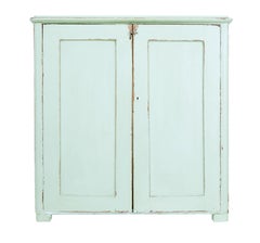 Swedish Mid-19th Century Painted Pine Cupboard Sideboard