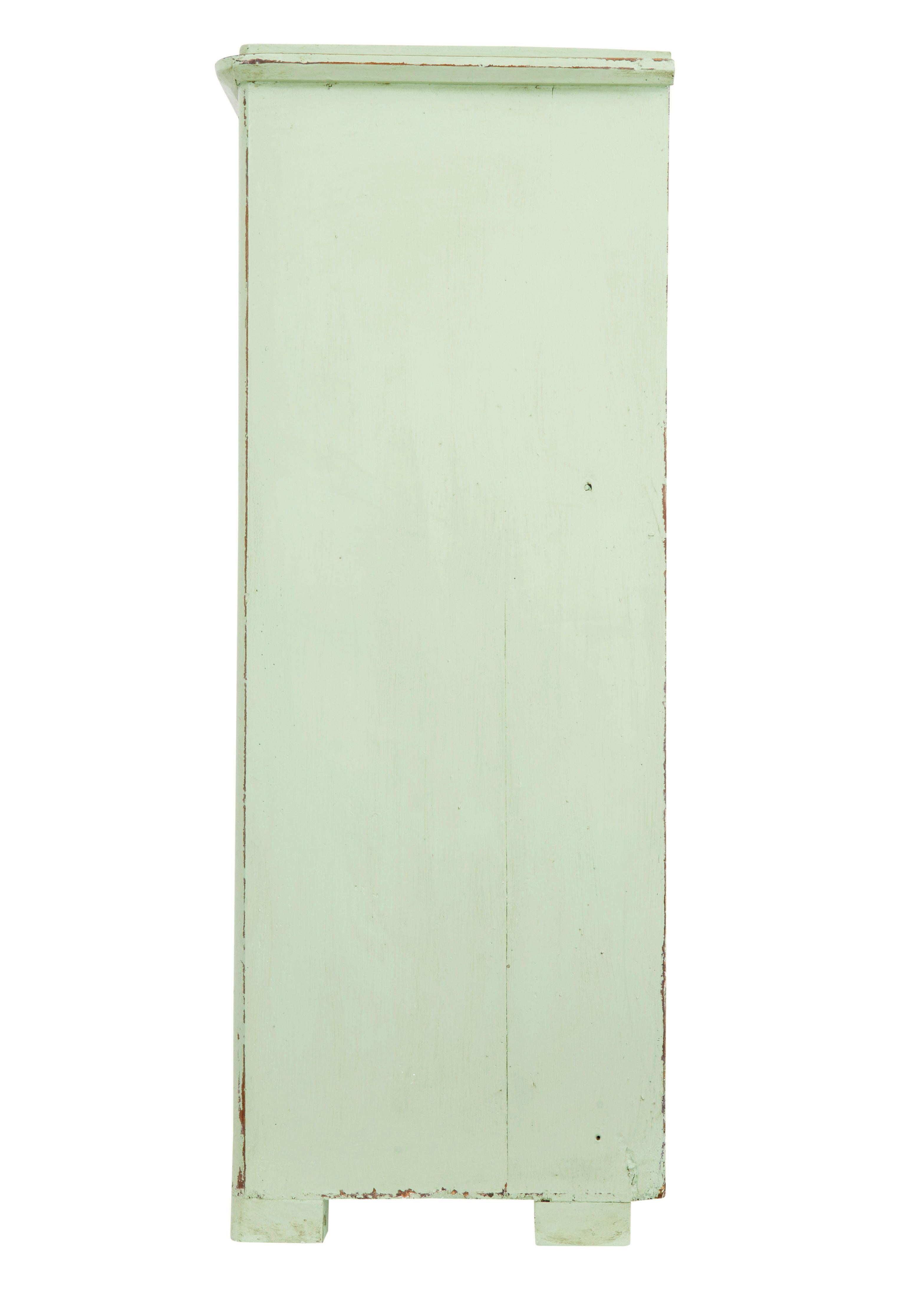 Credenza svedese in pino dipinto della metà del XIX secolo In condizioni buone in vendita a Debenham, Suffolk