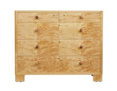 Swedish Mid-20th Century Birch Chest of Drawers