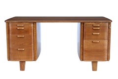 Swedish Mid 20th Century Oak Desk by Gunnar Ericsson for Atvidabergs