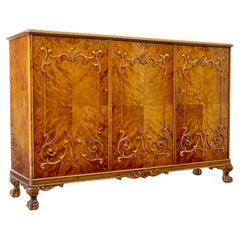 Schwedisches Sideboard aus Birke im Rokokostil, Mitte des 20. Jahrhunderts