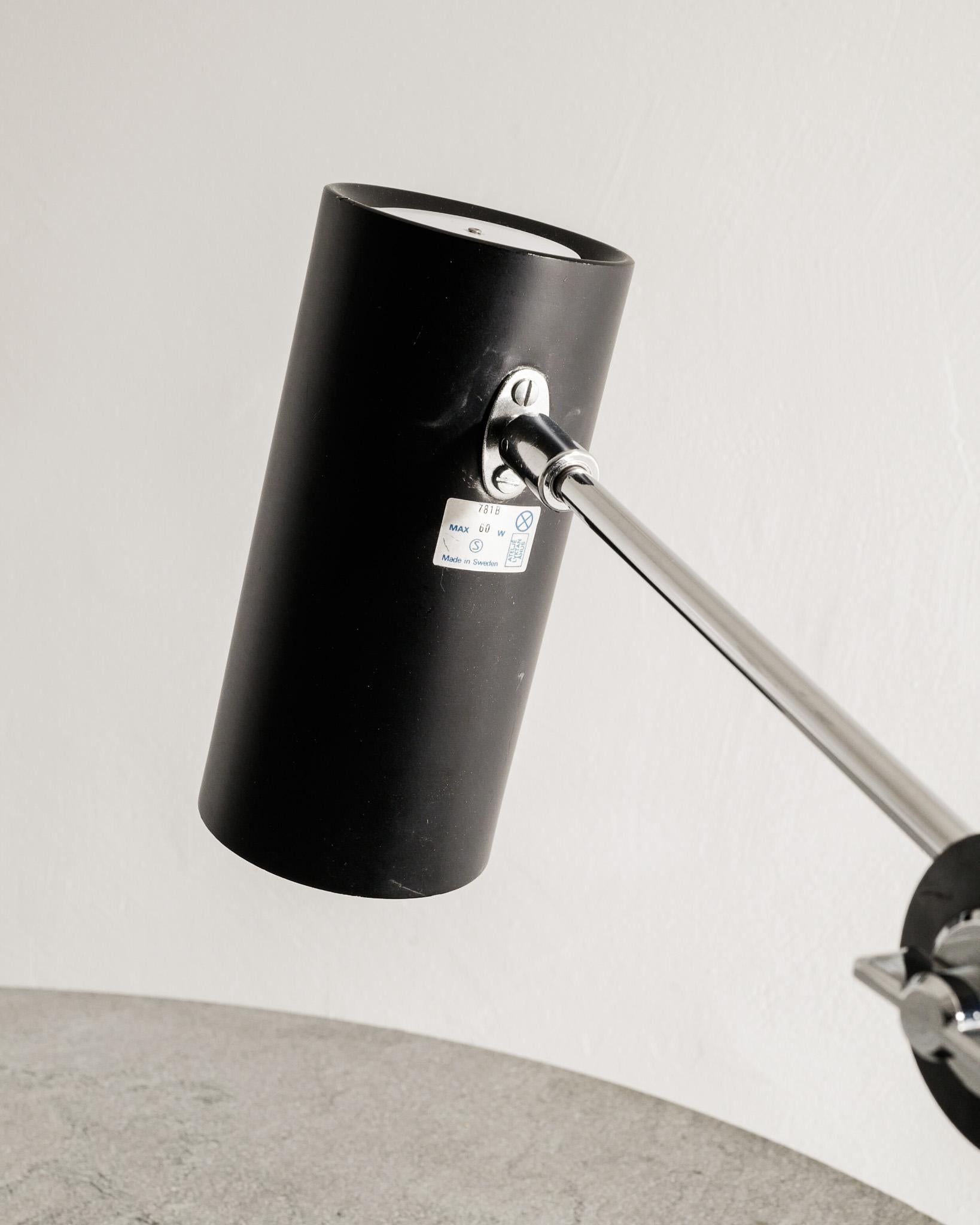Lampe de bureau 781B du milieu du siècle suédois par Anders Pehrson & Ateljé Lyktan 1960s en vente 2