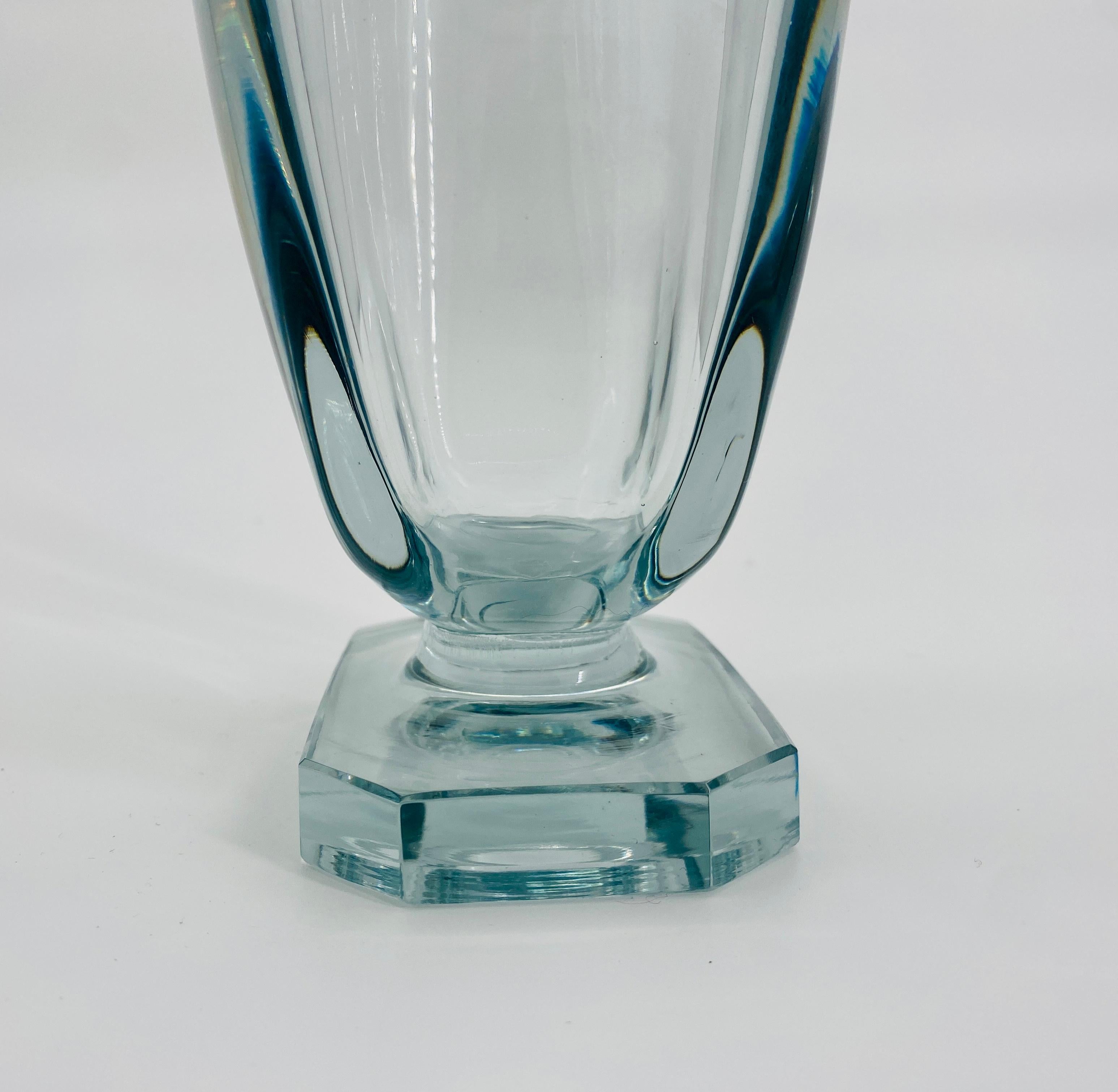 Swedish Mid-Century Art Glass Vase by Stromberghytten, 1960's 4