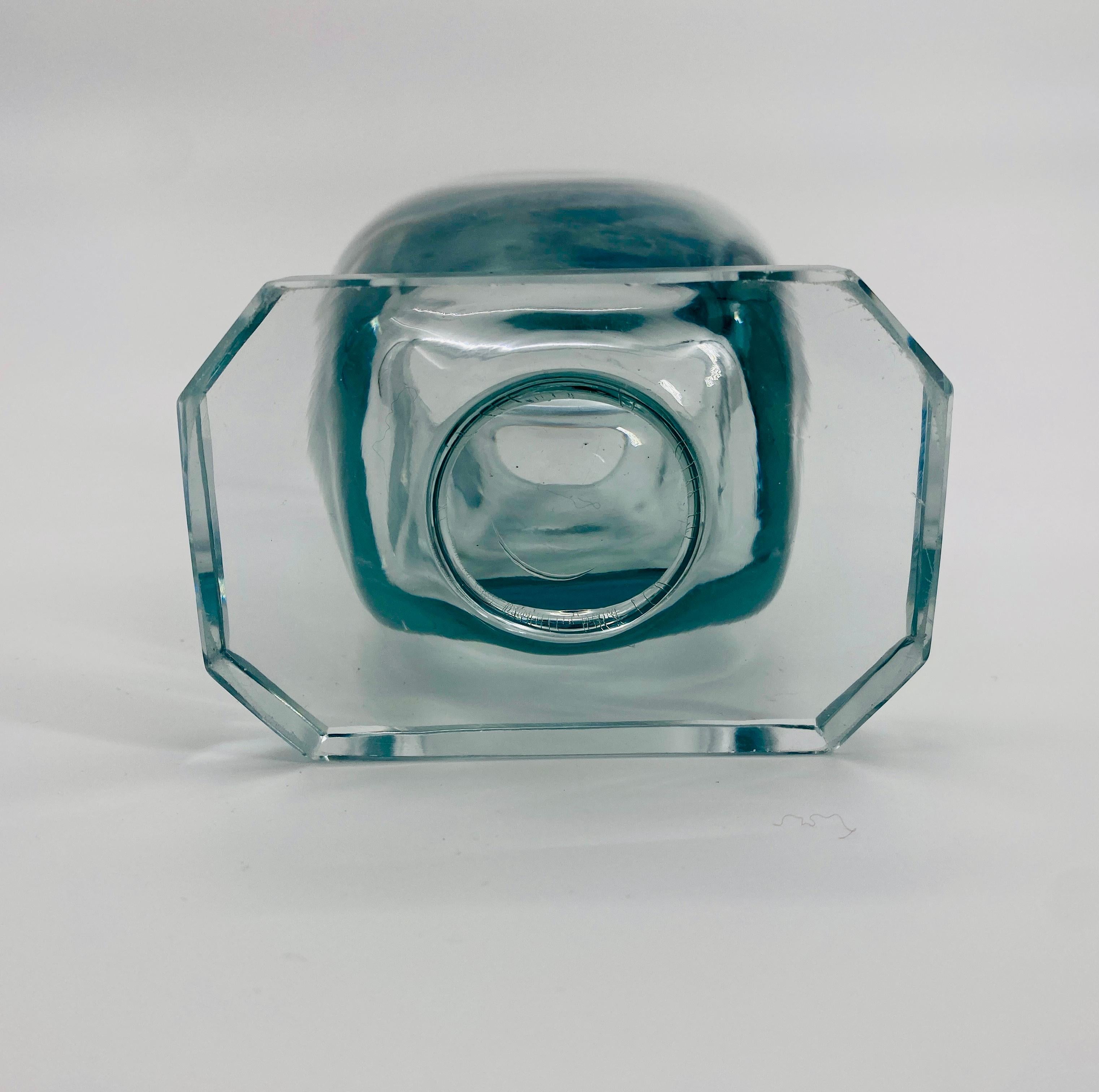 Swedish Mid-Century Art Glass Vase by Stromberghytten, 1960's For Sale 7