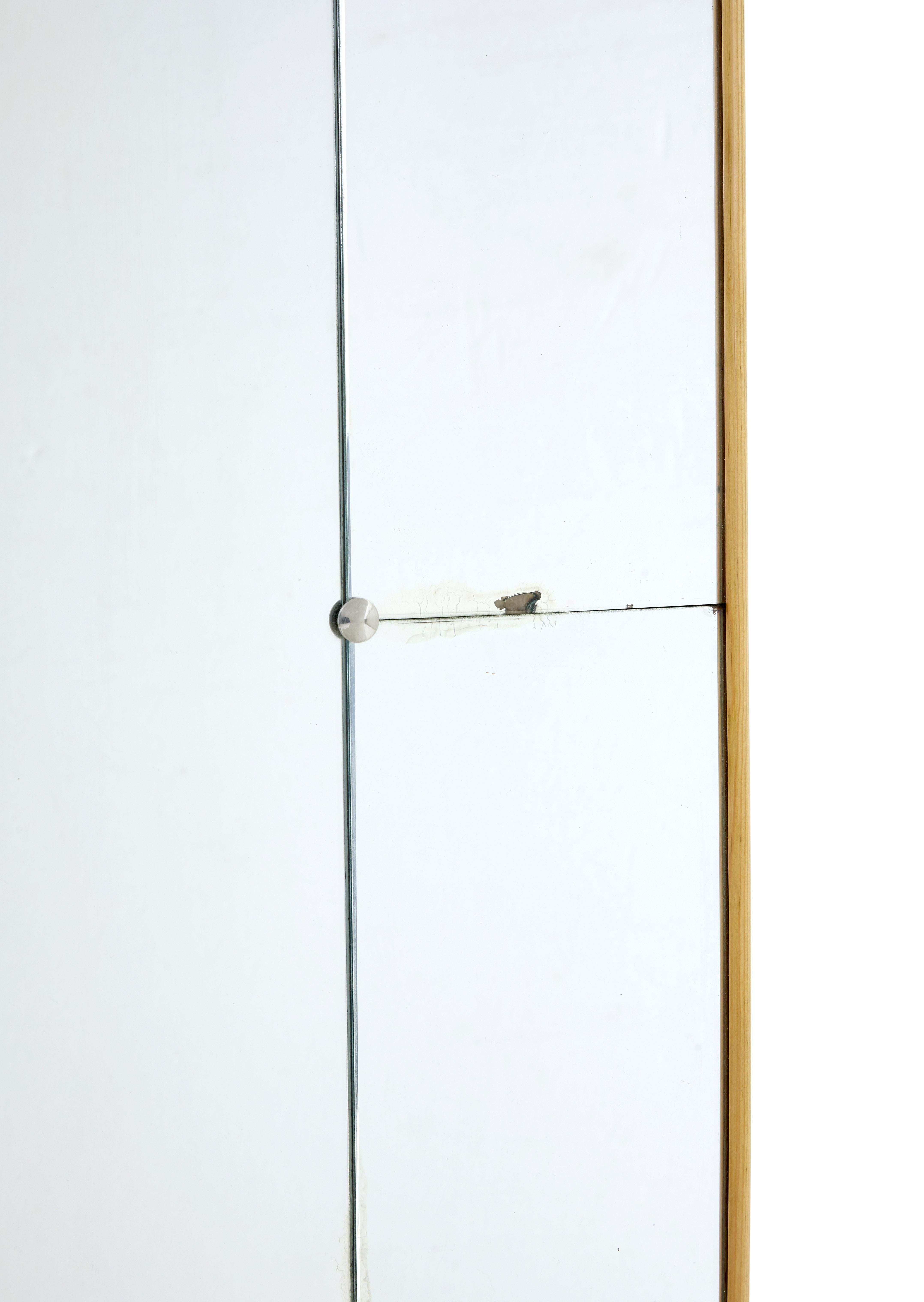 Mid-Century Modern Swedish mid century beech wall mirror