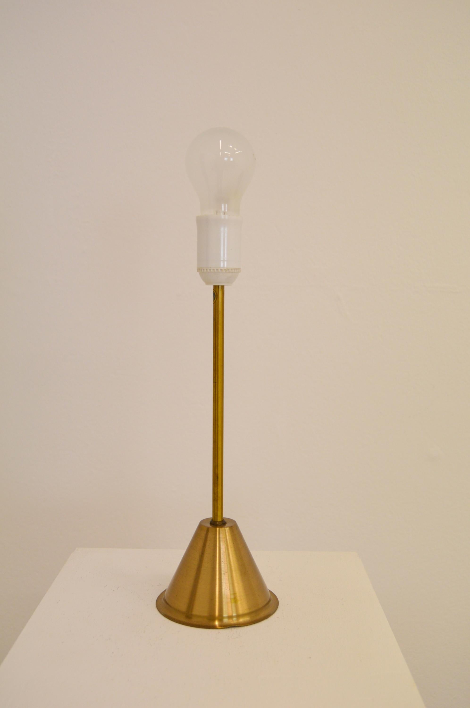 Swedish Midcentury Brass Table Lamp For Sale 3