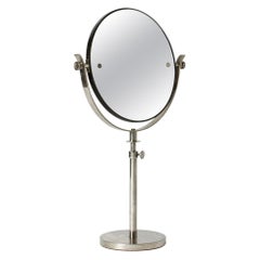 Swedish Mid-Century Brass Table Mirror, Sweden, 1930s