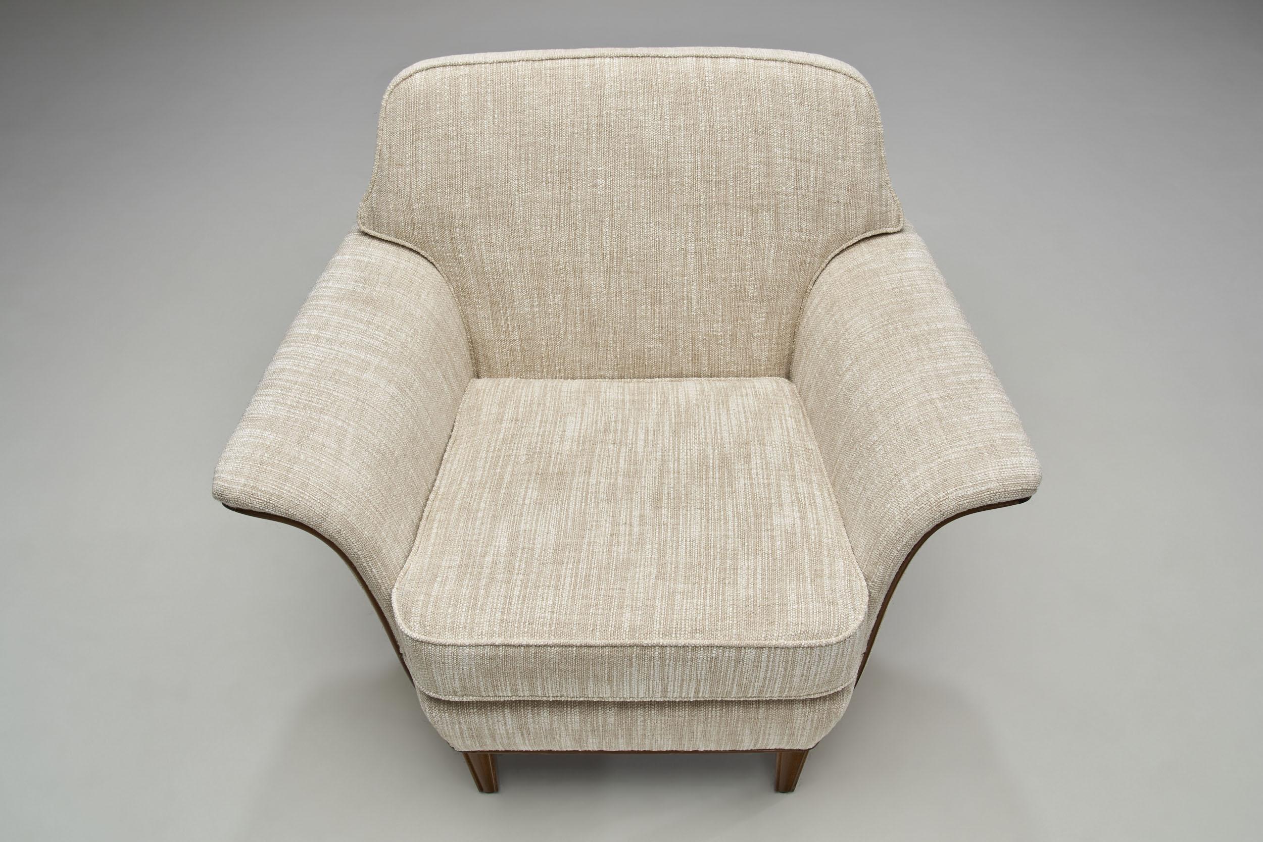 Milieu du XXe siècle Fauteuils d'ébéniste suédois du milieu du siècle dernier, Suède, années 1950 en vente