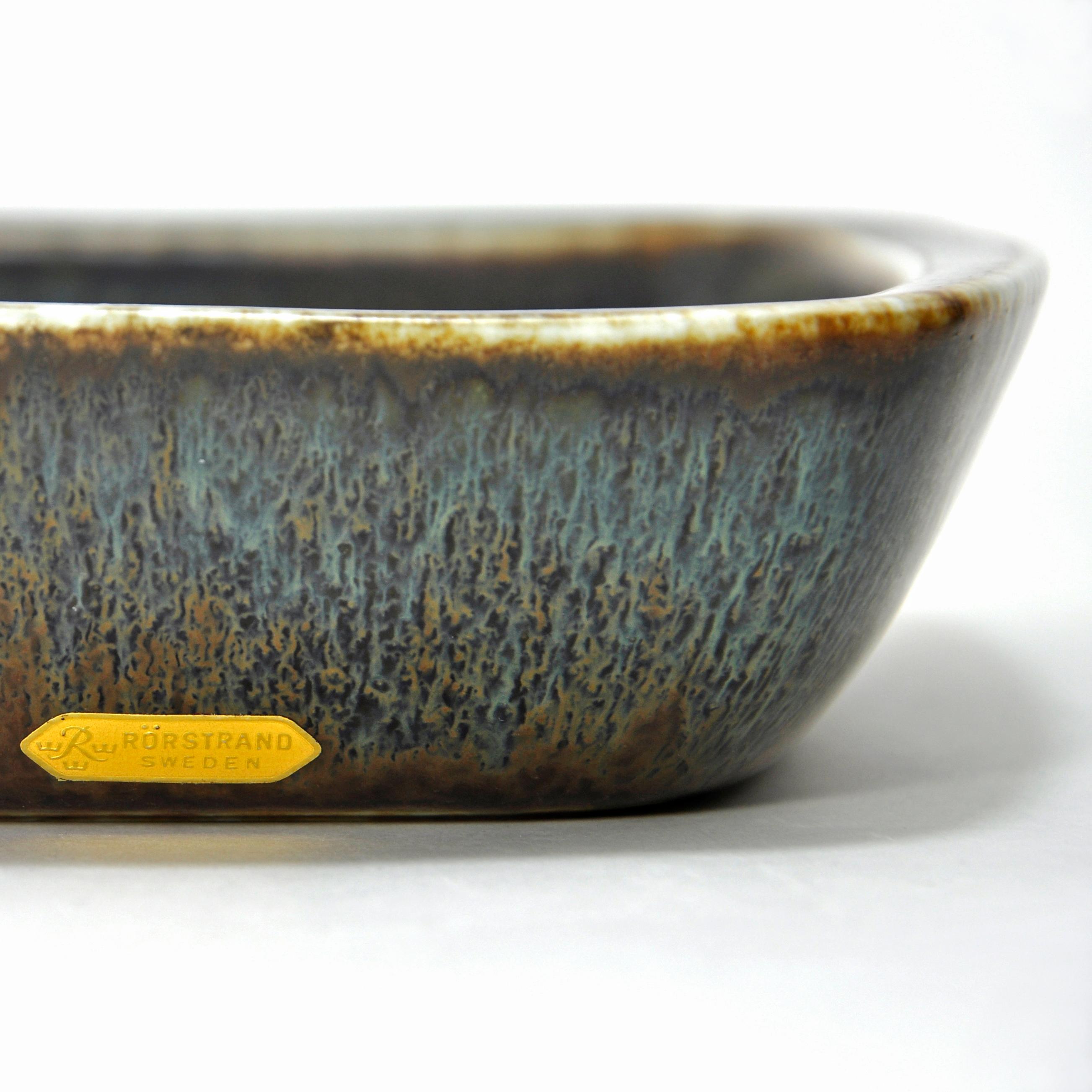 Mid-20th Century Swedish Mid-Century Ceramic Bowl by Gunnar Nylund for Rorstrand For Sale