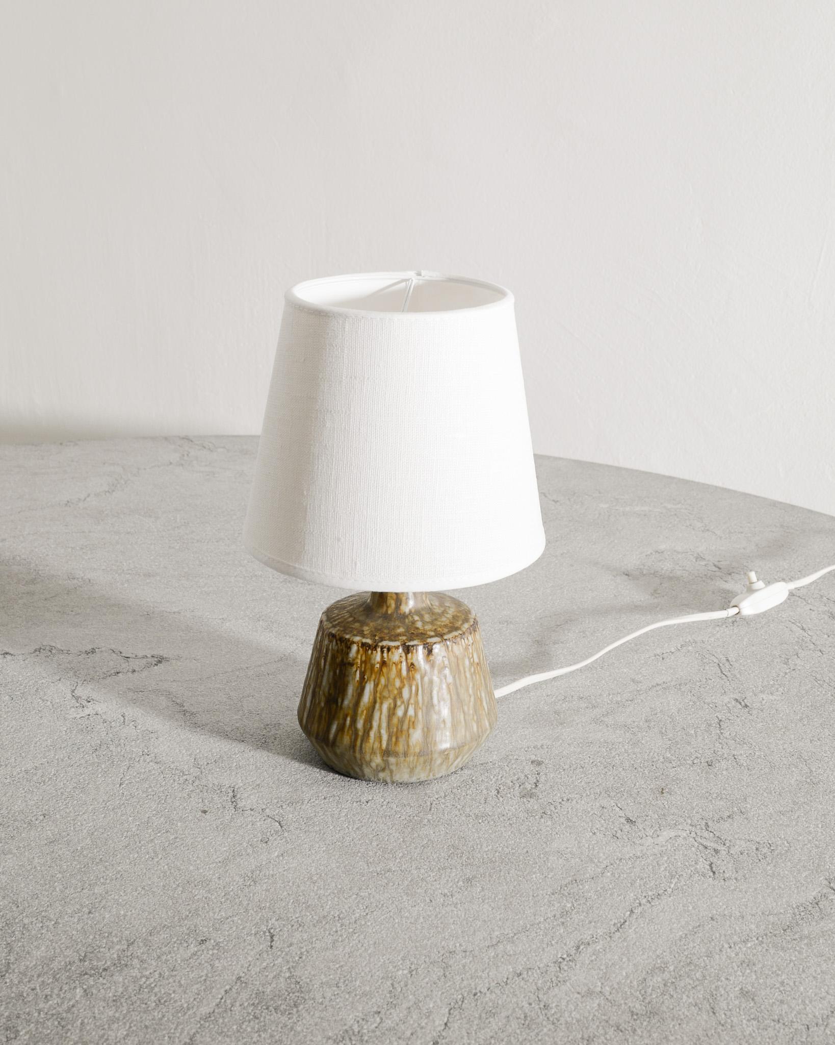 Scandinavian Modern Swedish Mid Century Ceramic Desk Table Lamp by Gunnar Nylund for Rörstrand 1950s For Sale