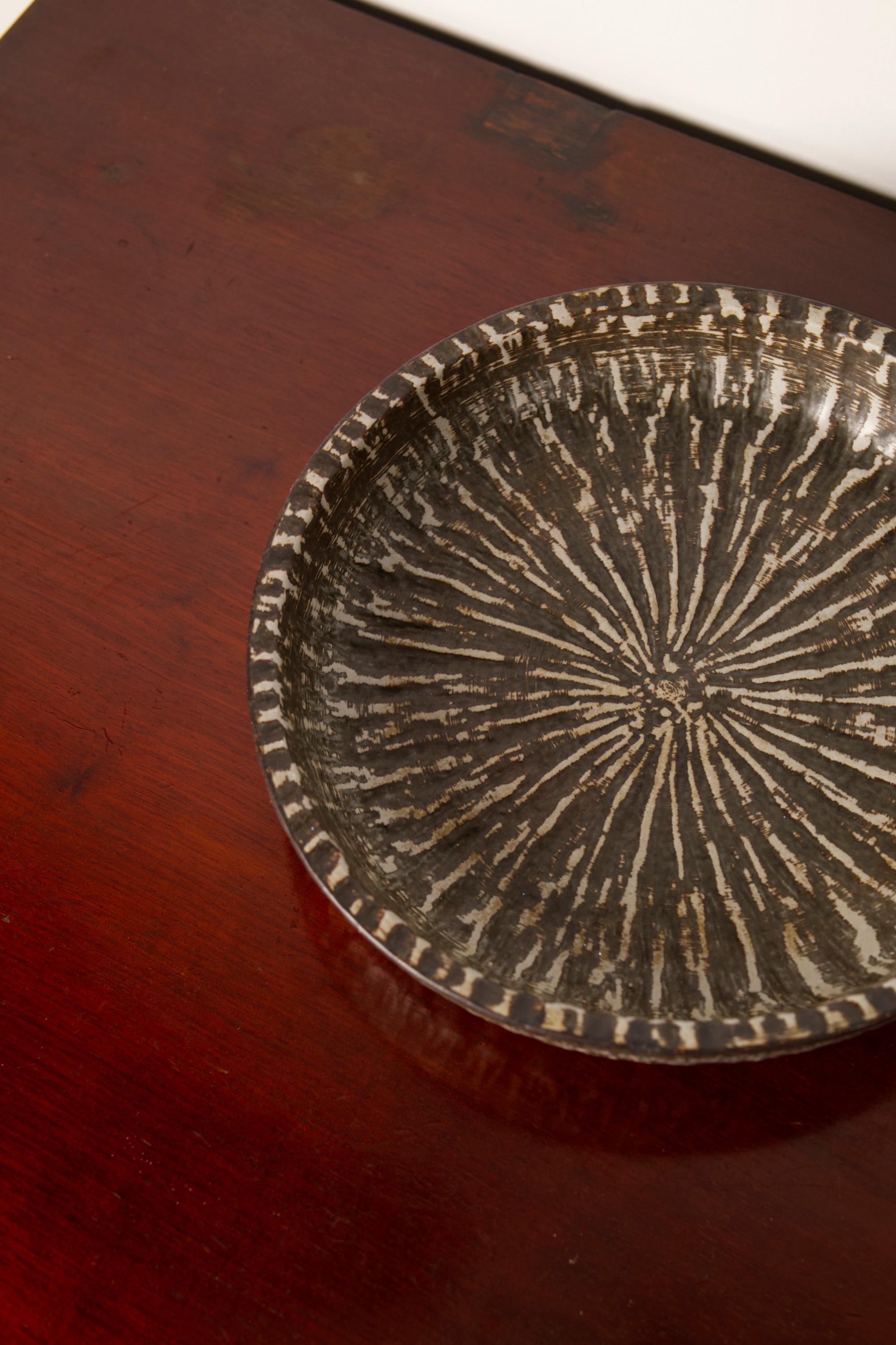 Mid-20th Century Swedish Mid Century Ceramic Dish 