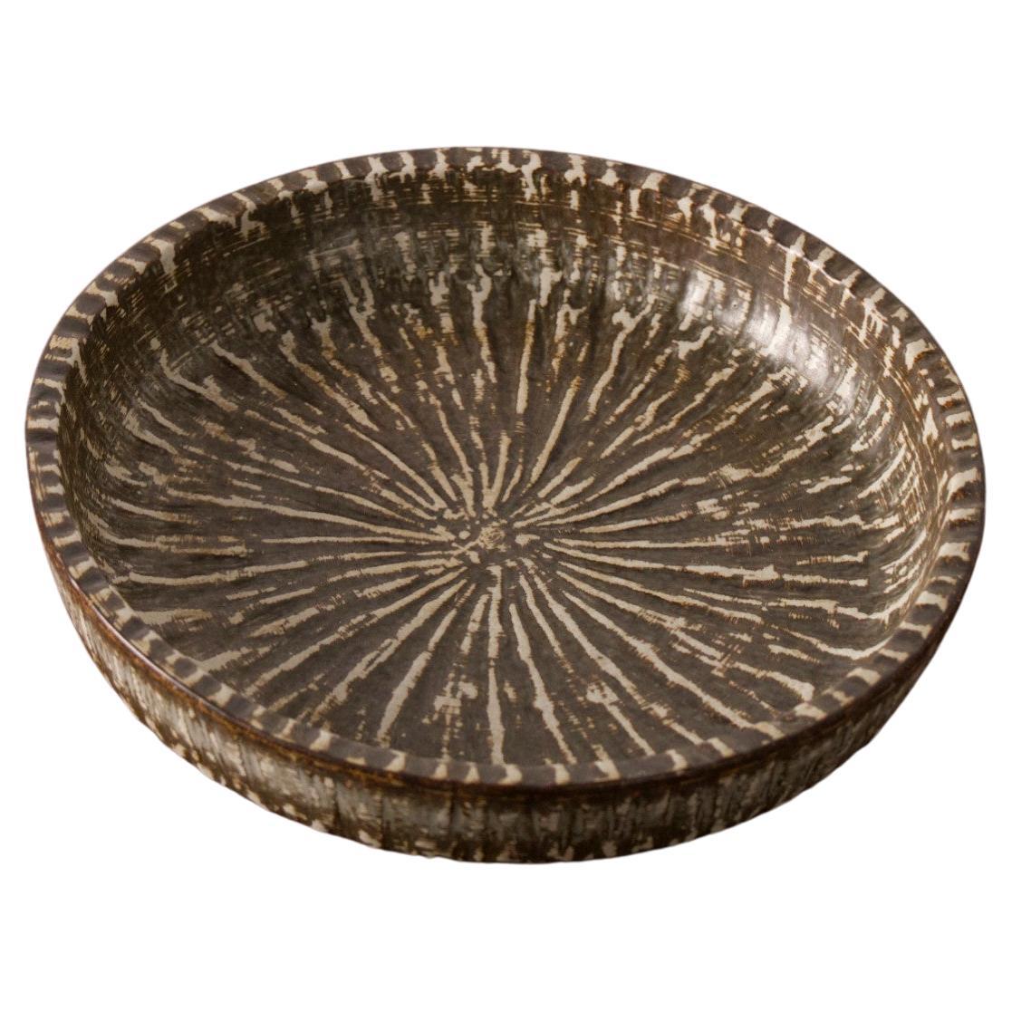 Swedish Mid Century Ceramic Dish "Rubus" by Gunnar Nylund for Rörstrand, 1950s