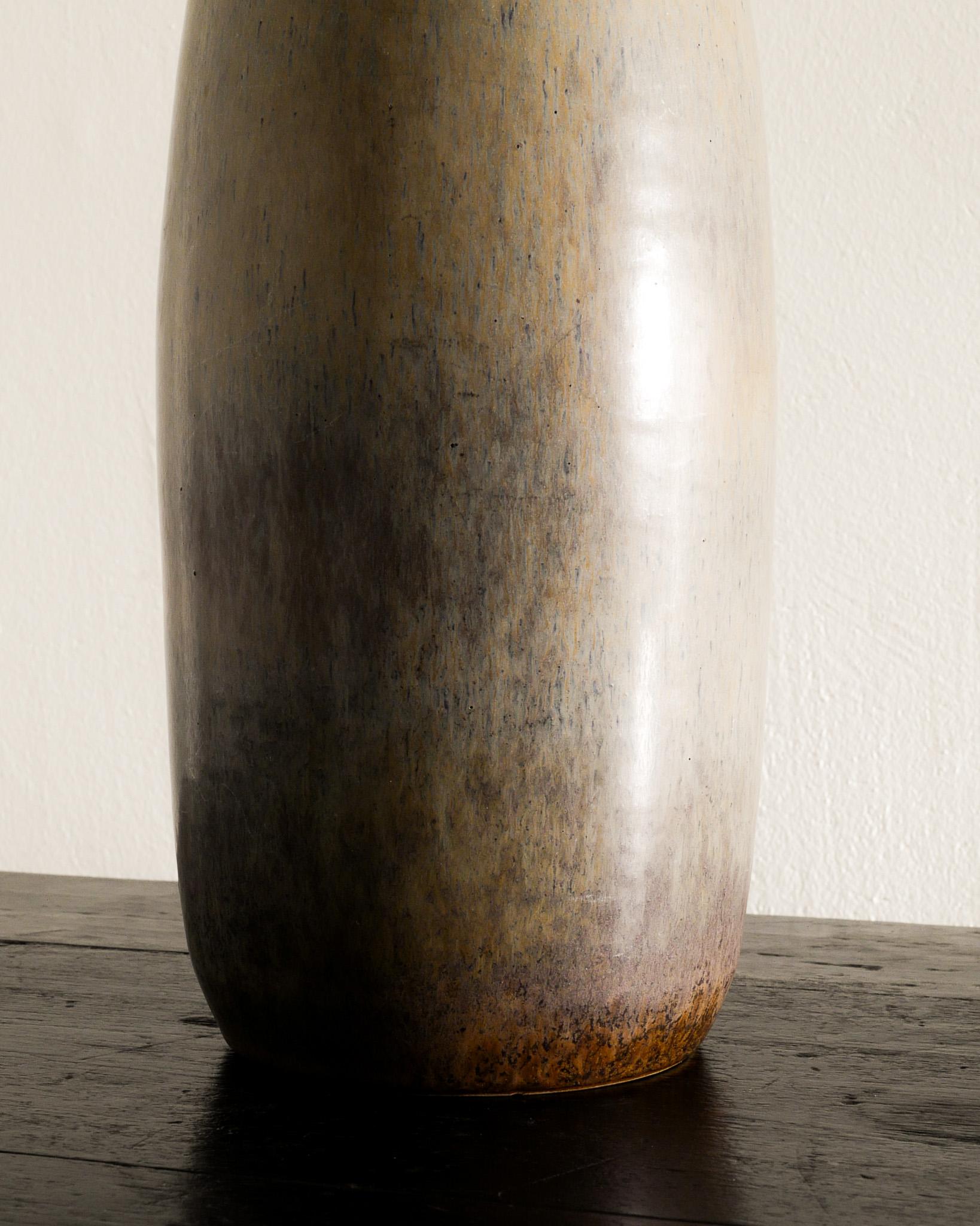 Scandinavian Modern Swedish Mid Century Ceramic Vase by Carl-Harry Stålhane for Rörstrand, 1950s  For Sale