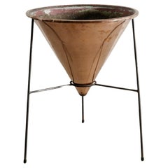 Swedish Mid Century Copper Flower Table Planter by Hans-Agne Jakobsson, 1950s