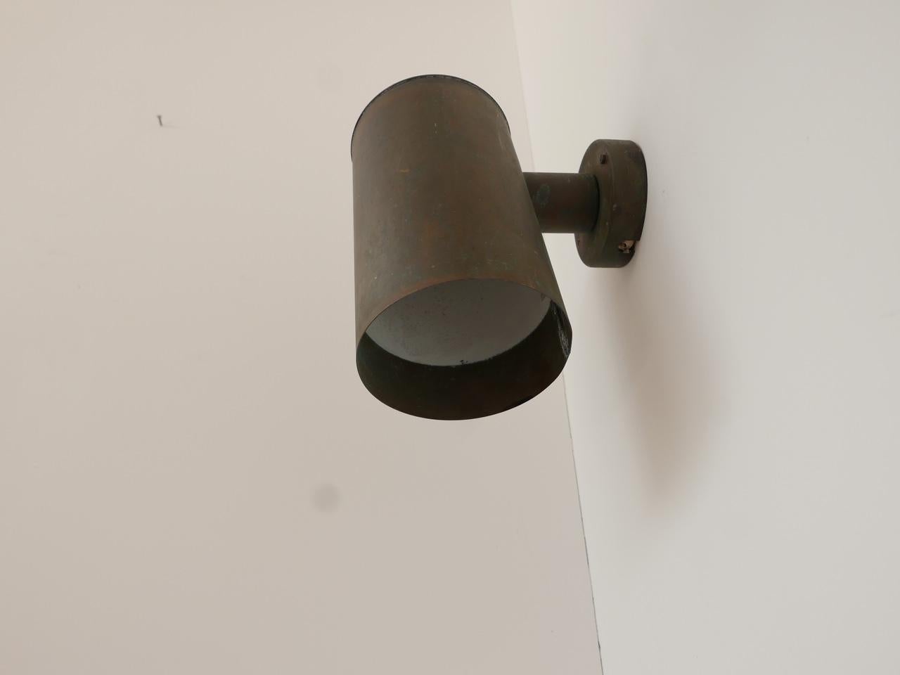 Swedish Midcentury Copper Wall Lights In Good Condition In London, GB