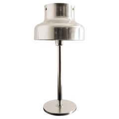 Swedish Mid Century Desk Table Chrome Lamp by Anders Pehrson for Ateljé Lyktan