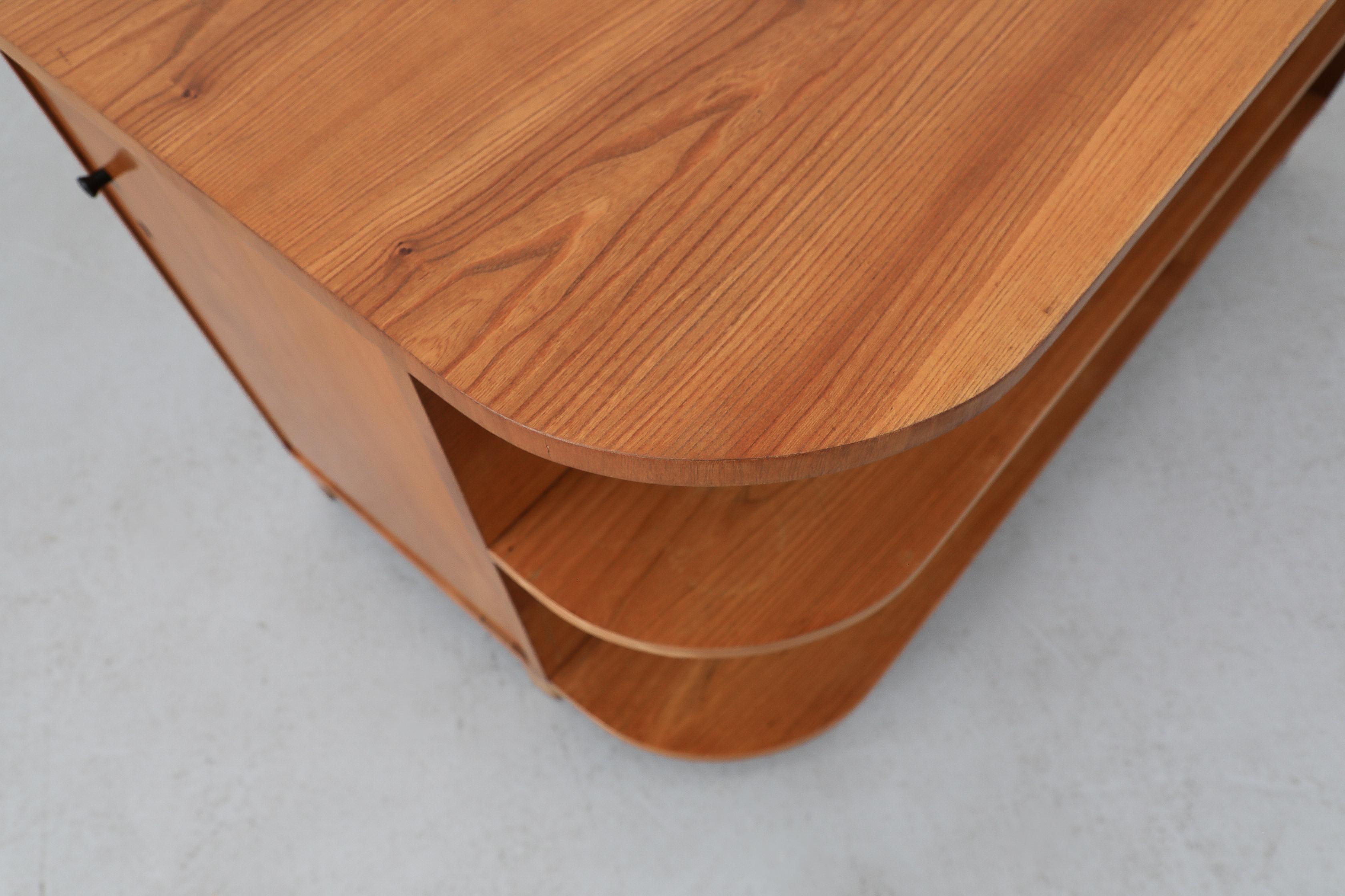 Scrivania svedese di metà secolo con libreria incorporata, anni '60 in vendita 3