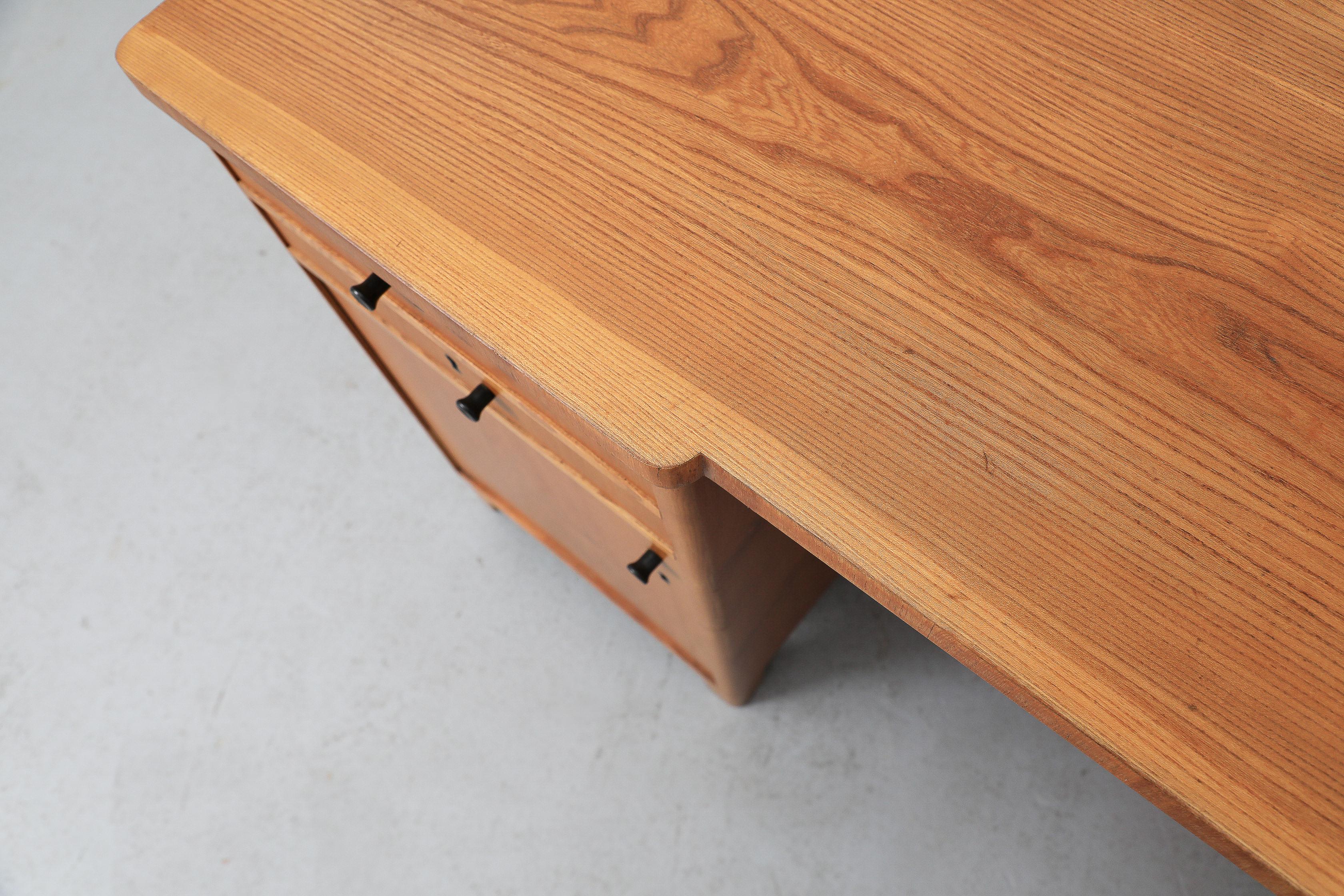 Scrivania svedese di metà secolo con libreria incorporata, anni '60 in vendita 7