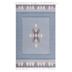 Swedish Mid-Century Flatweave Rug Sparreholm - By Ingegerd Silow